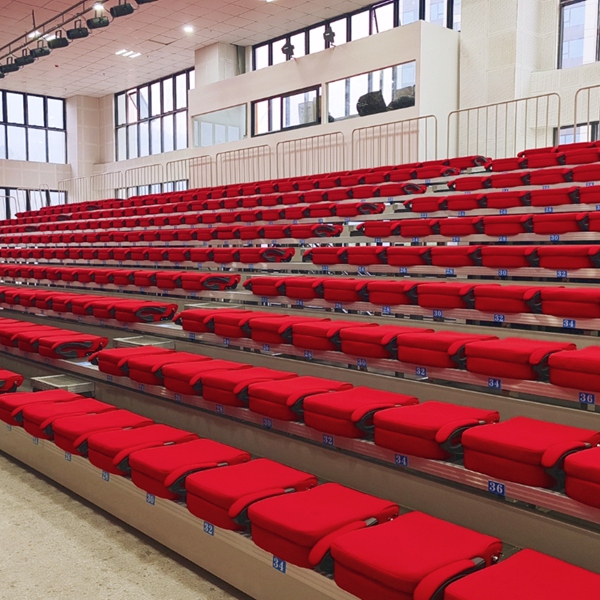 Telescopic Upholstered Bleacher Seats